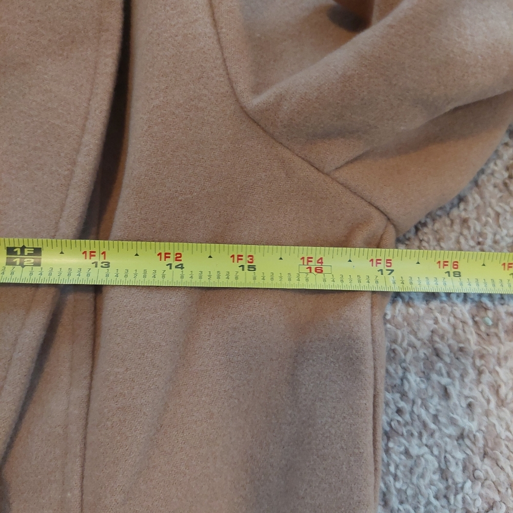 Skies Are Blue‎ Classic Double-Breasted Wool Blend Trench Coat Size XS NWT - Picture 4 of 7